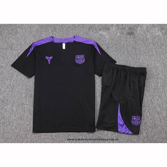 Chandal del Barcelona 25-26 Manga Corta Negro - Pantalon Corto